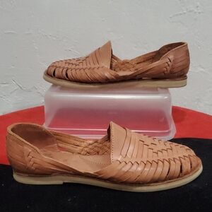 Elegant Tan Leather Loafers